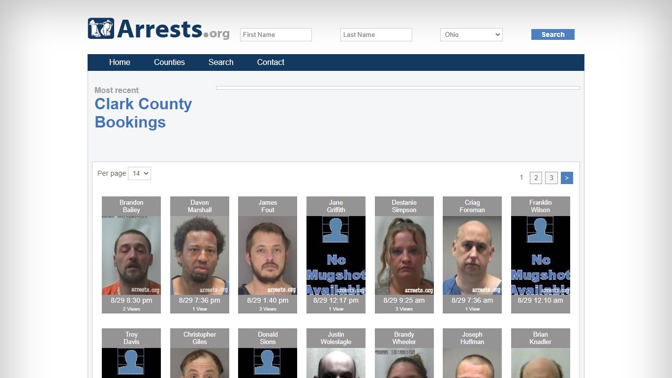 Clark County Arrests and Inmate Search